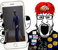 autism award bachatota badge black_nails black_shirt brony discord doomposting doomverse glasses kenlwright medal mrredsylveon my_little_pony open_mouth phone polyamory red_hair redsylveon rent_free showing_phone smash299 spanish_text sylveon tranny trans_flag troon variant:markiplier_soyjak // 2160x1884 // 1.4MB