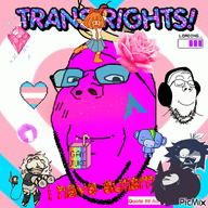 fundamental_paper_education meta:not_oc quote_(user) subvariant:wholesome_soyjak transgender_flag variant:gapejak zellig // 500x500 // 772.9KB