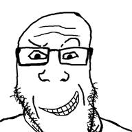 animated beard dreamworks ext=gif eyebrow_raise glasses smirk variant:markiplier_soyjak ygif // 512x512 // 1.0MB