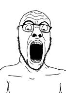 disgusted glasses horrified screaming teeth variant:unknown // 1000x1414 // 27.5KB