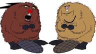 2soyjaks angry animal beaver buck_teeth cartoon closed_mouth daggett glasses nickelodeon norbert open_mouth smile stubble tail teeth the_angry_beavers variant:cobson variant:impish_soyak_ears // 2048x1152 // 199.8KB