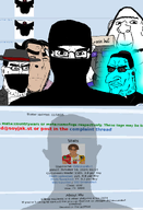 background balaclava closed_mouth clothes dap_chhuon(user) dunchenman_(user) gill_koyim_(namefag) glasses hat jewish_nose meta:namefags multiple_soyjaks odessanbvll(namefag) open_eyes smoot_(user) stubble subvariant:chuzjak subvariant:muscular_chud subvariant:perceptive_chud variant:chudjak variant:cobson variant:ishish_soyak_ears veiron_(user) warrior-z_(user) // 1440x2116 // 596.7KB