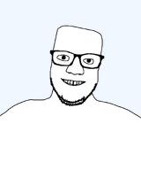 big_forehead glasses smile square_head stubble subvariant:ruffjak // 1178x1415 // 19.2KB