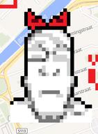 bow bowtie closed_eyes its_over pixel_art subvariant:neutralplier text variant:markiplier_soyjak wplace // 347x473 // 69.3KB