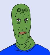 amphibian closed_mouth clothes frog green_skin looking_at_you nas:pepe neutral pepe pepe_the_frog variant:cobbert // 518x565 // 10.5KB