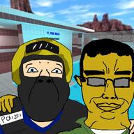 2000's brown_skin chud_troon_alliance counter_strike counter_terrorist cs_1.6 elite_crew gsg9 pool_day terrorist variant:bernd variant:chudjak white_skin // 6000x6000 // 5.8MB