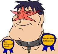 anime award chad dark_hair drill glasses gurren_lagann muscles simon_(gurren_lagann) subvariant:mexiaryan variant:meximutt white_skin // 687x637 // 40.9KB