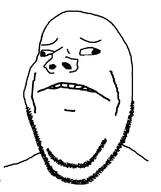 derp frown large_mouth retard soyjak stubble subvariant:wholesome_soyjak variant:gapejak // 668x799 // 72.7KB