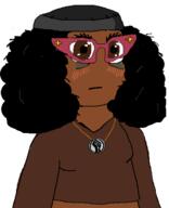 beanie black_skin glasses looking_at_you necklace neutral soyjak soylent_(creamy_chocolate) subvariant:soyniqua variant:soytan // 409x503 // 22.2KB