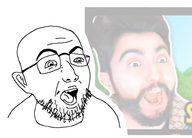 bald clothes eyebrows glasses nose nuvariant open_mouth soyjak stubble teeth tongue variant:bobyjak wrinkles // 776x558 // 258.4KB