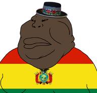 bolita bolivia brown_skin fatass indigenous latinx red_eyes shitskin slanted_eyes subvariant:chinkmutt ugly_bastard variant:meximutt // 888x849 // 203.3KB