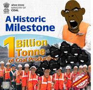 coal india milestone mine miner ministry_of_coal narendra_modi pajeet red_dot subvariant:neutralplier variant:cobson variant:markiplier_soyjak variant:sobot // 926x904 // 1.2MB