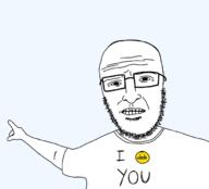 clenched_teeth clothes glasses pointing stubble teeth yikes // 668x606 // 60.0KB