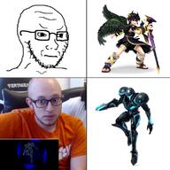 animated clothes concerned esam frown glasses irl nintendo reaction soyjak stubble super_smash variant:soyak video video_game // 800x800, 18s // 1.3MB