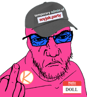 angry bald blue_glasses closed_mouth doll_(user) glasses hand hello_my_name_is_(sticker) kolyma meta:namefags middle_finger pink_skin punisher_face soyjak stubble transparent_background variant:feraljak // 818x910 // 204.2KB