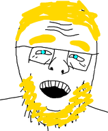 gaping_mouth glasses laughing soyboy stubble teeth variant:losserjak // 636x773 // 9.9KB