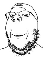 closed_mouth glasses right soyjak stubble template variant:gapejak // 600x800 // 34.4KB