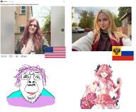 Holy_fucking_troonstone american_flag astolfo faggot flag:united_states giltikus glasses holding_object imperial_russia lipstick meta:gooner_copium_also_vatnik_fail_all_trannies_must_take_schizo_meds_or_die op_is_a_retarded_lazy_faggot_for_not_tagging_his_own_shit phone pink_hair purple_hair reddit redraw russia russian_empire skirt smile soyjak star_(symbol) stubble tranny united_states variant:bernd yellow_hair // 811x668 // 480.2KB