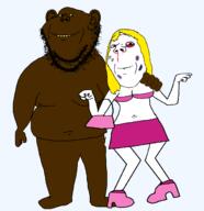 abuse beard black_skin blood blood_drip blood_on_face bmwf boots boyfriend bra bruise bruised_eye couple domestic_abuse domestic_violence eye_shadow full_body girlfriend hand_on_shoulder high_heels highlights interracial makeup man_tits nosebleed pink_clothes purse skirt slut smile stubble subvariant:gapejak_female timbaland tits transparent_background variant:gapejak variant:impish_soyak_ears white_skin yellow_eyes yellow_hair yellow_teeth // 1940x2000 // 162.8KB