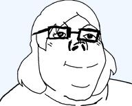 female glasses hair happy series:foidjaks smile subvariant:soprina template variant:tony_soprano_soyjak white_skin // 750x600 // 12.7KB