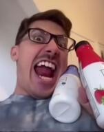 irl meta:tagme mustache nuvariant open_mouth series:irl_soyjaks soy soylent variant:bottlejak variant:unknown // 702x892 // 398.4KB