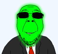 artist:soyia_agent cia_nigger clothes necktie smile suit trend:glowie variant:bernd white_shirt // 572x533 // 67.0KB