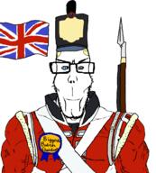 britchad colonialism flag:united_kingdom muscles soldier subvariant:euroaryan subvariant:euromutt united_kingdom variant:markiplier_soyjak // 1104x1222 // 76.1KB