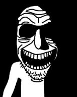 glasses ominous open_mouth smile stubble variant:rickjak // 829x1043 // 8.3KB