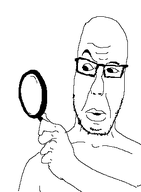 arm bald closed_mouth eyebrows glasses soyjak stubble variant:unknown white_background white_skin // 311x424 // 8.0KB