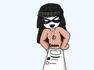 animated arm avengers beanie closed_eyes clothes dance glasses hat kasane_teto necklace open_mouth smile soy soyjak soylent variant:soytan // 649x485 // 74.3KB