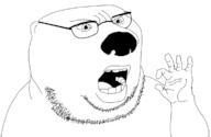 angry animal beaver china chinese_beaver glasses open_mouth soyjak stubble variant:cobson // 1150x748 // 96.9KB