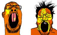 2soyjaks china country ear flag flag:china flag:hong_kong glasses hair hong_kong open_mouth reddit small_eyes soyjak stubble variant:markiplier_soyjak variant:reaction_soyjak // 1000x621 // 133.9KB