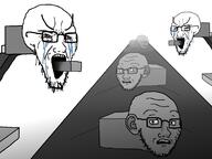 block brick conveyor_belt dropper ear glasses multiple_soyjaks objectsoy open_mouth part roblox scared seething tycoon variant:soyak // 2000x1500 // 269.6KB