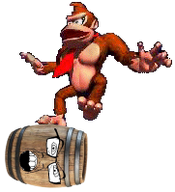 barrel donkey_kong game glasses objectsoy open_mouth soyjak transparent transparent_background variant:feraljak video_game // 181x199 // 27.2KB