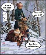 4chan clothes firearm forest glasses gun headband holding_gun holding_object holding_rifle meme native_american oldfag rifle seething snow soyjak soyjak_party stubble text thumbs_up tranny tree variant:cobson vp_(4chan) weapon white_man_has_been_here wink winter // 500x595 // 531.5KB
