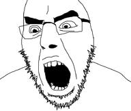 art artist:soyjakfan01 beard chin double_chin drawfag drawing eyebrows glasses ms_paint soyjakfan01 variant:cobson // 935x790 // 68.0KB