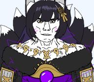 animal_ears armor azur_lane black_clothing electricity female femjak fox_ear hairclip japan japanese_clothes jewelry kimono kitsune kitsune_tails lightning long_hair musashi musashi_(azur_lane) musashi_won musashigods_won muscles muscular_female necklace purple_hair sisa subvariant:muscular_chud taihoecucks_lost tails thrembo variant:chudjak yellow_eyes // 1059x929 // 144.5KB