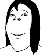 closed_mouth female smile subvariant:wholesome_soyjak variant:gapejak // 600x800 // 21.3KB