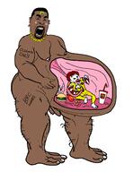 2soyjaks arm artist:romanian_schizo baby big_ronald_cock black_skin brc cuck fat glasses goyslop hair kanye_west leg mcdonalds open_mouth pregnant ronald_mcdonald smug soyjak spade stubble variant:cobson variant:soyak // 1808x2348 // 148.0KB