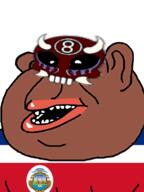 8ball96 8ball9615 amerimutt brown_skin costa_rica ear fat flag flag:costa_rica groomer mexico mutt open_mouth soyjak subvariant:impish_amerimutt subvariant:okynnig ugly variant:impish_soyak_ears // 598x800 // 283.4KB