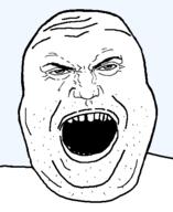 open_mouth punisher_face soyjak stubble variant:alicia // 418x511 // 28.1KB