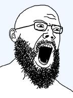 beard glasses kratos nuvariant open_mouth soyjak template variant:kratosjak white_skin // 600x800 // 21.1KB