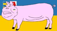animal bear closed_mouth country ear fat flag flag:transcarpathian_oblast flag:ukraine full_body lips oblast pig pink_skin series:oblasts_of_oinkraine soyjak swine tail transcarpathian_oblast ukraine variant:meximutt // 1780x992 // 41.6KB