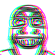 animated ext=gif glasses glitch stubble subvariant:grinlook_poggers trend:colorjak variant:markiplier_soyjak // 600x800 // 378.6KB