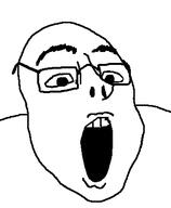 eyebrows glasses meta:nas nas not_a_soyjak open_mouth variant:trunkenjak // 332x404 // 4.9KB