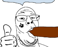 bbc bbc_slut glasses low_effort queen_of_spades speech_bubble thumbs_up transparent_background variant:suckinjak white_skin // 640x518 // 30.3KB