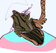 bloodshot_eyes brown_troonjak crying open_mouth rope soyjak suicide tongue transparent_background trend:slopjak variant:bernd // 768x719 // 230.4KB