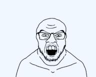 antialiased eyebrows glasses ias meta:tagme open_mouth stubble subvariant:feraljak_front transparent_background variant:feraljak // 1784x1430 // 95.2KB
