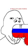 blowjob country cum flag no_eyebrows nsfw open_mouth penis russia soyjak stubble subvariant:blowjob_gapejak text united_states variant:gapejak // 597x976 // 45.1KB