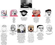 amerimutt arab arabic_text beard bible book brown_skin clenched_teeth closed_mouth clothes communism daddy's_girl doctor dr_soyowad ear eyelashes female gigachad glasses hair hanging hat holding_book holding_object judaism mcdonalds multiple_soyjaks mustache necktie pink_hair purple_hair rope scared soyjak stretched_mouth stubble subvariant:impish_amerimutt subvariant:soyak_(concerned) suicide suit tongue tranny variant:a24_slowburn_soyjak variant:bernd variant:chudjak variant:gapejak variant:impish_soyak_ears variant:pissluffare variant:protestantjak variant:soyak white_skin work yellow_teeth // 1920x1575 // 466.2KB